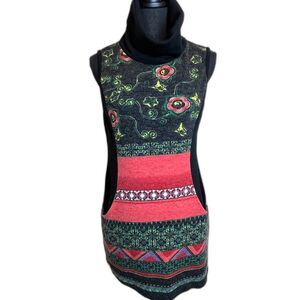 Aryeh Anthropologie Cowl Neck Shift Sweater Dress (M)